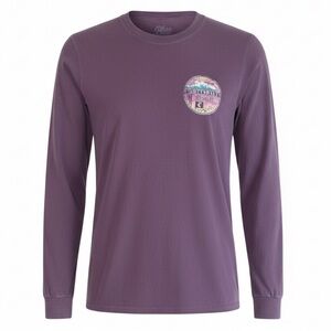 Blue 84 Scottsdale Arizona Graphic Long Sleeve T-Shirt Purple Graphic Size S